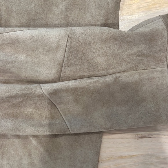 Shari’s place palm beach genuine Italian suede boot cut elastic waist pants - Picture 5 of 8